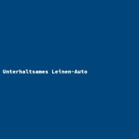 Unterhaltsames Leinen-Auto