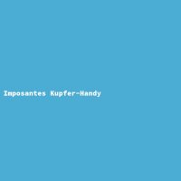 Imposantes Kupfer-Handy