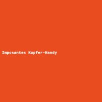 Imposantes Kupfer-Handy