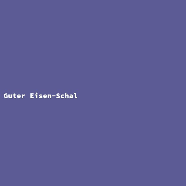 Guter Eisen-Schal