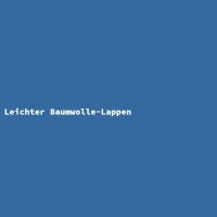 Leichter Baumwolle-Lappen