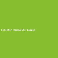 Leichter Baumwolle-Lappen