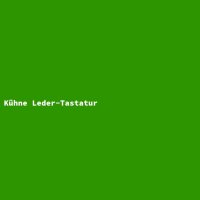Kühne Leder-Tastatur