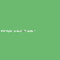 Wertiges Leinen-Pflaster
