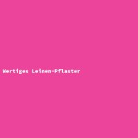 Wertiges Leinen-Pflaster