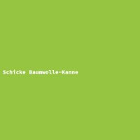 Schicke Baumwolle-Kanne