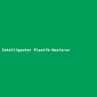 Intelligenter Plastik-Rasierer