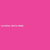 Leichtes Wolle-Hemd