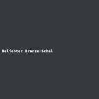 Beliebter Bronze-Schal